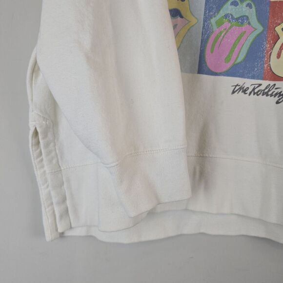 The Rolling Stones White Sweatshirt Women's XXL.D141 - Picture 5 of 9